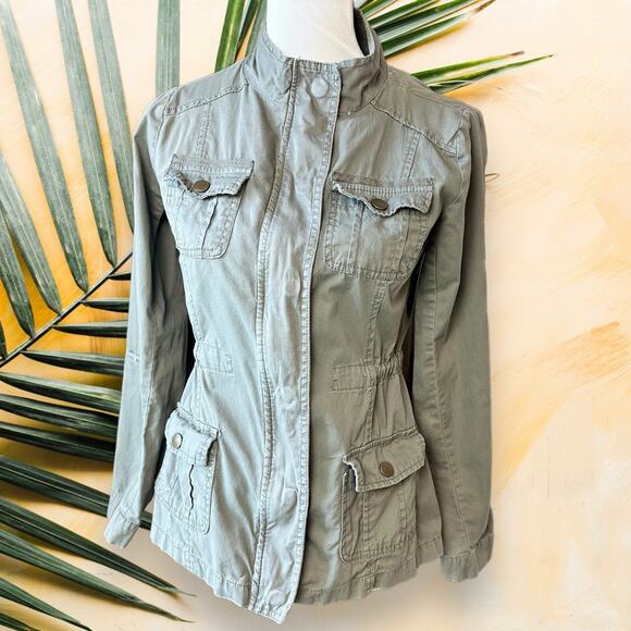 Full Tilt Army Look Utility Jacket EUC - Picture 1 of 8